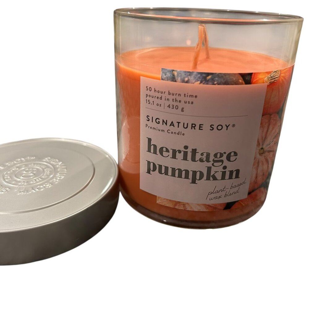 Signature Soy Premium Candle Heritage Pumpkin 15.1 OZ